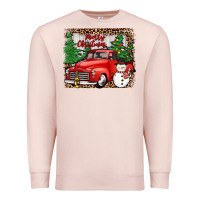 Pale Pink merry christmas Premium Sweatshirt - JahusDesignShop