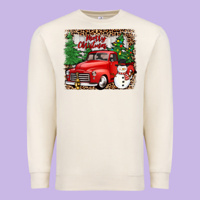 Merry Christmas Premium Sweatshirt Designed By Jahusdesignshop