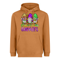 Meerkat mardi gras chillin' with my gnomies Heavyweight Hoodie - JahusDesignShop