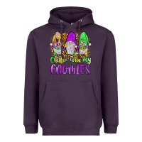 Plum mardi gras chillin' with my gnomies Heavyweight Hoodie - JahusDesignShop