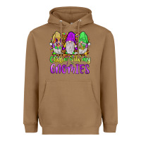 Toasted Coconut mardi gras chillin' with my gnomies Heavyweight Hoodie - JahusDesignShop