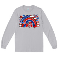 Moon Dust American rainbow Long Sleeve Tee - Zillion Design Studio