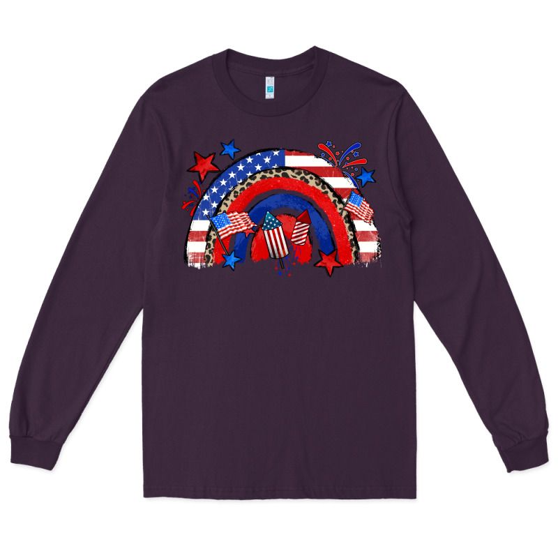 American Rainbow Long Sleeve Tee by Zillion Design Studio | Teevron