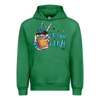 Emerald staying alive Urban Hoodie - MaliasSmallBusiness