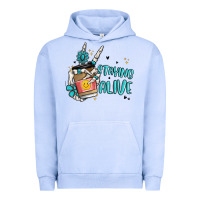 Pigment Grape Ice staying alive Urban Hoodie - MaliasSmallBusiness