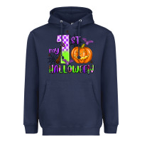 Navy my first halloween pumpkin Heavyweight Hoodie - AdoDesignShop
