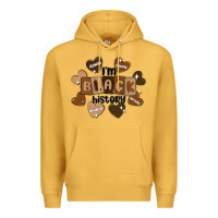 Mustard i am black history Premium Hoodie - MaliasSmallBusiness