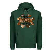 Sports Green i am black history Premium Hoodie - MaliasSmallBusiness