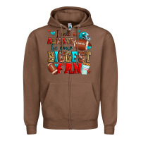 Chestnut i will always be your biggest fan american footbal Zipper Hoodie - Zillion Design Studio