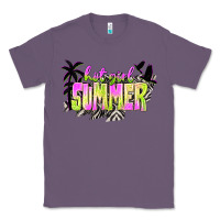 Lavender hot girl summer with palms Classic Tee - texasbilliewilder