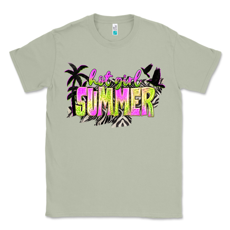 Hot Girl Summer With Palms Classic Tee by texasbilliewilder | Teevron
