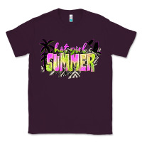 Plum hot girl summer with palms Classic Tee - texasbilliewilder