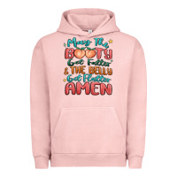 Pigment Salmon may the booty get fatter & the belly Urban Hoodie - MaliasSmallBusiness