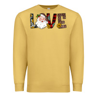 Antique Gold love santa Premium Sweatshirt - JahusDesignShop