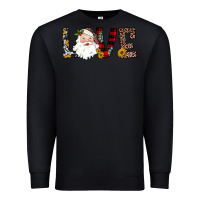 Black love santa Premium Sweatshirt - JahusDesignShop
