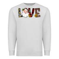 Dove Grey love santa Premium Sweatshirt - JahusDesignShop