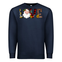 Navy love santa Premium Sweatshirt - JahusDesignShop
