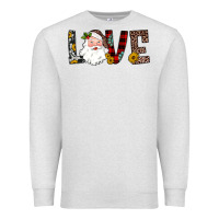 Oatmeal Heather love santa Premium Sweatshirt - JahusDesignShop