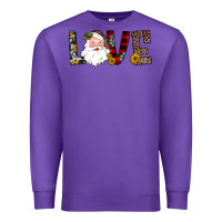 Purple love santa Premium Sweatshirt - JahusDesignShop