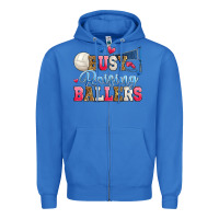 True Royal busy raising ballers volleyball Zipper Hoodie - Zillion Design Studio