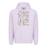Lilac bunny ghost Premium Hoodie - MaliasSmallBusiness