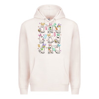 Pale Pink bunny ghost Premium Hoodie - MaliasSmallBusiness