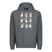 Rock bunny ghost Premium Hoodie - MaliasSmallBusiness