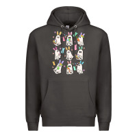 Smoke bunny ghost Premium Hoodie - MaliasSmallBusiness