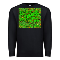 Black shamrock bomb Premium Sweatshirt - AdoDesignShop