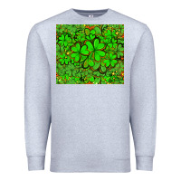 Heather Grey shamrock bomb Premium Sweatshirt - AdoDesignShop
