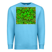 Ocean Blue shamrock bomb Premium Sweatshirt - AdoDesignShop