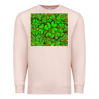 Pale Pink shamrock bomb Premium Sweatshirt - AdoDesignShop