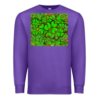 Purple shamrock bomb Premium Sweatshirt - AdoDesignShop