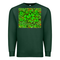 Sports Green shamrock bomb Premium Sweatshirt - AdoDesignShop