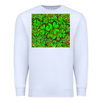 White shamrock bomb Premium Sweatshirt - AdoDesignShop
