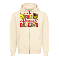 Sandshell busy raising ballers softball Zipper Hoodie - Zillion Design Studio