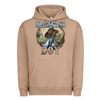 Pigment Burro mamas boy western cowboy boots cactus Urban Hoodie - NancyCooperArtShop