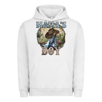 Mamas Boy Western Cowboy Boots Cactus Urban Hoodie | Teevron
