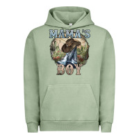 Pigment Oil Green mamas boy western cowboy boots cactus Urban Hoodie - NancyCooperArtShop