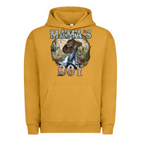 Pigment Peanut Butter mamas boy western cowboy boots cactus Urban Hoodie - NancyCooperArtShop