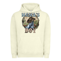 Pigment Pistachio mamas boy western cowboy boots cactus Urban Hoodie - NancyCooperArtShop