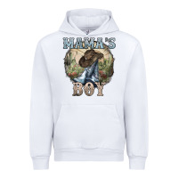 White mamas boy western cowboy boots cactus Urban Hoodie - NancyCooperArtShop