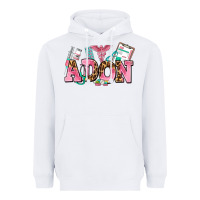 White adon nurse Heavyweight Hoodie - AdoDesignShop