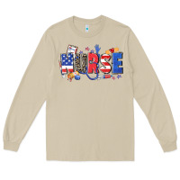 Mushroom American nurse Long Sleeve Tee - Zillion Design Studio