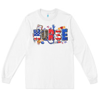 White American nurse Long Sleeve Tee - Zillion Design Studio