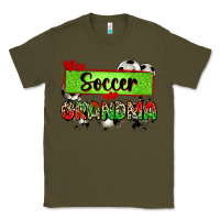 Army Green soccer grandma with leopard Classic Tee - Zillion Design Studio