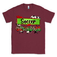 Burgundy soccer grandma with leopard Classic Tee - Zillion Design Studio