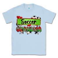 Dusty Blue soccer grandma with leopard Classic Tee - Zillion Design Studio