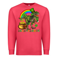 Cardinal luckysaurus and st patricks Premium Sweatshirt - AdoDesignShop