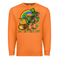 Carrot luckysaurus and st patricks Premium Sweatshirt - AdoDesignShop